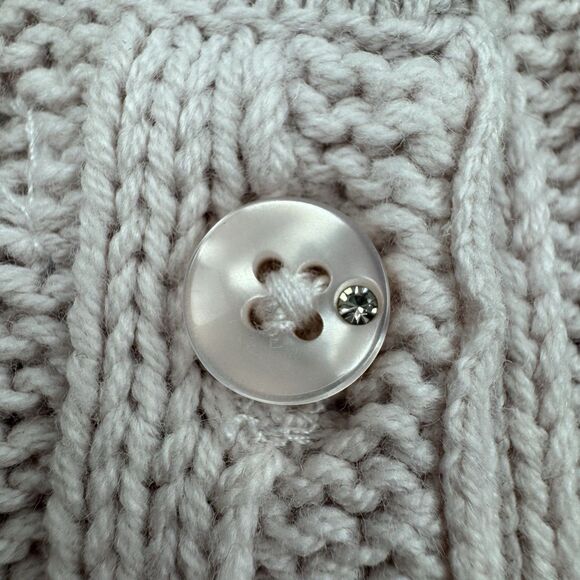 Shabby Chic Baby Girl Sweater Knit Dress 3-6M Pink Cable Bow NWT - Picture 6 of 11